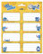 Grupo Erik Etiquetas adhesivas Disney Stitch - Pegatinas libro nombres/Pack etiquetas escolares - Papeleria Disney - Producto con licencia oficial