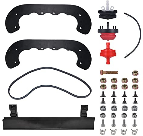 Mikatesi 99-9313 Schneefräse Paddel 2 Stück für Toro PowerClear 621 621 R E ZR QZE CCR6053 Schneefräse Paddel mit 133-5585 108-4884 Schaber-Kit + Keilriemen 108-4921 + M Zählzubehör Kit