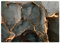 wandmotiv24 Fototapete Marmor Optik Stein, XL 350 x 245 cm - 7 Teile, Wanddeko, Wandbild, Wandtapete, Gold Rot Blau Grau M6883