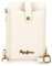 Pepe Jeans Lena Porte-Monnaie Trois Compartiments Blanc 17,5x9,5x2 cm Cuir Synthétique