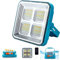 TOPBOS LED Baustrahler Akku,LED Arbeitsleuchte Akku 4 Modi Wiederaufladbarer Strahler Solar 12000mAh USB LED Strahler Akku für Angeln, Camping,Wartung,Baustellen
