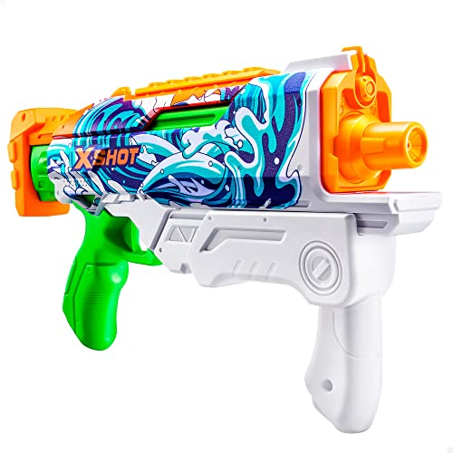 COLORBABY 47130, Pistola de Agua X-Shot de Carga rápida, Potente, 10 Metros de Alcance, Juguetes para niños, fácil de Rellenar, 500ml de Capacidad, Juegos de Agua