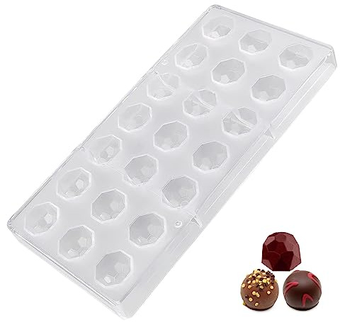 Candy Making Mold Plastic Chocolate Mould Polycarbonate Chocolate Making Mould Transparent Sweet Candy DIY Mold for Handmade Chocolate