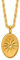 AMDXD Damen Halskette mit Anhänger, Edelstahl Blumen Kokosnussbaum Anhänger Kordelkette, Frauen Gold Kette, 50 CM