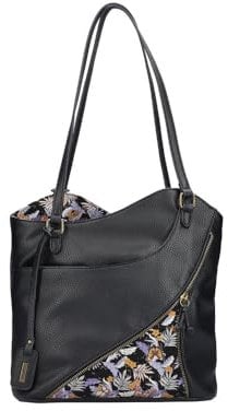 Rieker Damen H1025 Handtasche, Schwarz