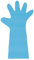 100 Stück PE Handschuh extra lang 50 cm Universalhandschuh 30 my (Blau)