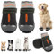 Hundeschuhe für große kleine mittelgroße Hunde rutschfeste Hundestiefel für Hunde Atmungsaktive Hundestiefel für Sommer Heiße Pflaster Pfotenschutz für Outdoor Walking Winter Schnee Anti-Rutsch
