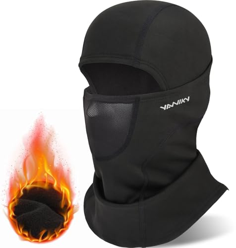 YANIKY Sturmhaube Winddichte Warme Skimaske Fahrrad Sturmmaske Winter Balaclava für Herren Damen Atmungsaktiv Gesichtsmaske für Radfahren, Skifahren, Motorrad, Outdoorsports
