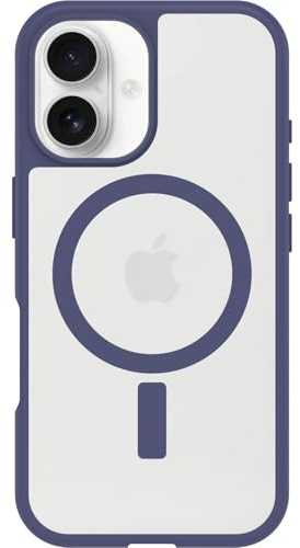 OtterBox React MagSafe Case for iPhone 16, Clear/Purple | Shockproof, Drop-Proof, Ultra-Slim Protective Thin Case, Tested to Military Standard