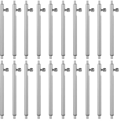 MYGLOAR Kit de 20 Tiges à Ressort de Bracelet de Montre 22 mm avec Pince et Broches