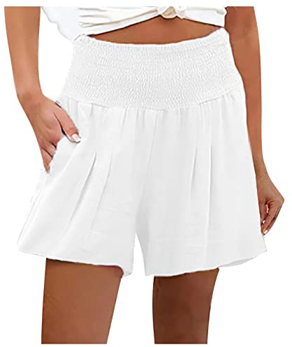 SCBFDI Shorts et Bermudas Femme Été Short Chic et Confortable pour Toutes