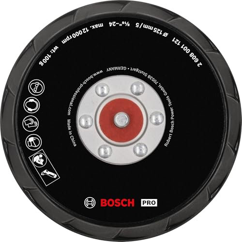 Bosch 1x PRO Schleifteller (Ø 125 mm, Professional Zubehör Punktschleifer)