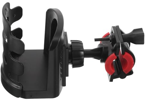 SAFIGLE Adjustable 360° Rotating Mic Stand Cup Holder, Universal Water Bottle Cage for Microphone Stands, Bike and Live Broadcast Drink Holder Accessory
