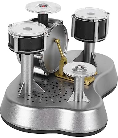 CHICIRIS Finger Touch Drum Set, Tragbare Elektronische Trommel mit Realistischen Sounds für das Üben auf Dem Tisch