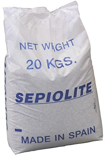 Sepiolite assorbente in polvere per lo sversamento universale, sacco da 20 Kg, capacità di assorbimento 16 Lt