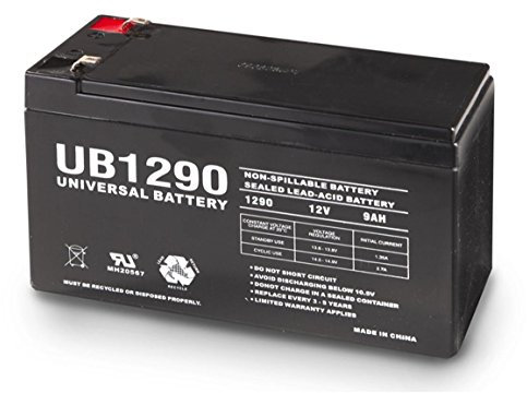 ELECTRON Batterie au plomb rechargeable 12 V 9 A 9 Ah 151 x 65 x 95 mm Ups sécurité alarme