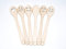 JOWE Set di 6 cucchiai da cucina in legno | 6 utensili da cucina in faggio | prodotto in Austria