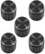 sourcing map 5pc 6mm tige insertion 15.8x16.8mm Bouton Potentiomètre rotatif alliage Alumn