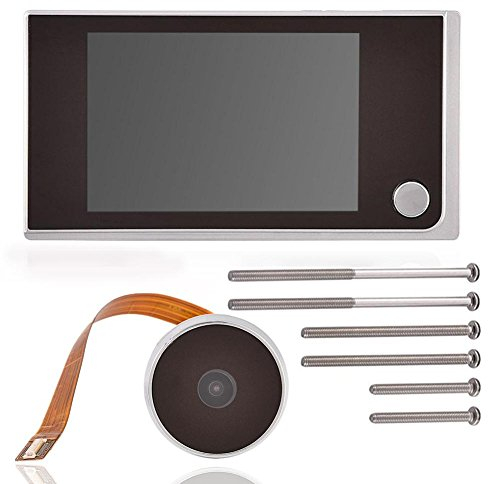 Tosuny Digitaler Türklingel Türspion mit HD-Anzeige Wireless Türkamera Türspion-Viewer 3.5in LCD-Farbbildschirm