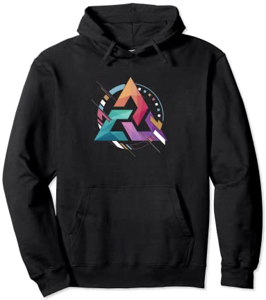 Triangel Abstrakt Dreieck Geometrie Grafik Symbol Geschenk Pullover Hoodie