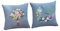 Tubayia 2 Set Blumen Muster DIY Stickerei Kissenbezug Stickpackung für Kinder Erwachsene