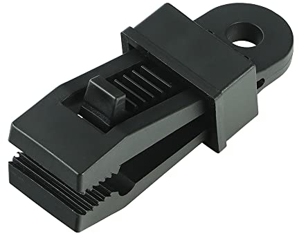 TIMCO Tarpaulin Tie Down Clips - Instant Anchor Point - Secures Tarpaulin, Canopies and Covers - 10 Clips in a Pack