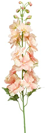 artplants.de Deko Rittersporn Setsuko, pfirsich, 95cm - Künstliches Delphinium