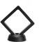 DAZZLEEX 2 Stück 90 x 90 mm schwarz 3D schwebender Münzrahmenhalter Etui Boxhalter
