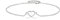 SILBERTALE Ketten Herz Armbänder Damen 925 Sterling Silber Goldene Einfaches Loveful Armbänder für Frauen