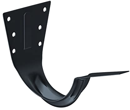 Dachrinne NW 150 Aluminium Farbe Anthrazit Länge 2 Meter (Dachrinnenhalter für Stirnseite Anthrazit für Dachrinne Aluminium NW 150 anthrazit)