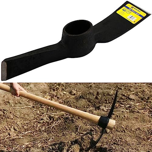5LB Marksman Replacement Mattock Head | Black | Pick Axe | 2.2 KG | Garden | Farm | Digging | Cultivators | DIY | Hand Tools | Farmers | DIG | Construction | Camping | UK Free P&P