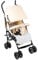 YALION Kinderwagen Buggy Reisebuggy Klein Zusammenklappbar- 5 Liegepositionen, Beinwärmer, Einkaufskorb, Sonnenverdeck, 360° Räder, Kinderbuggy bis 15KG-Beige