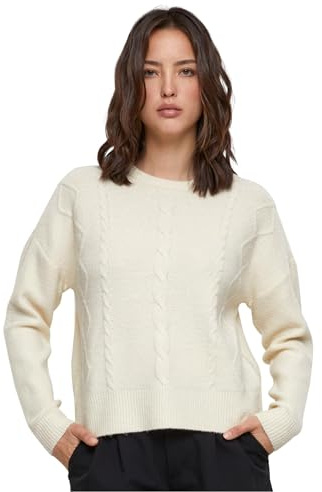 Urban Classics Damen Ladies Cabel Knit Sweater