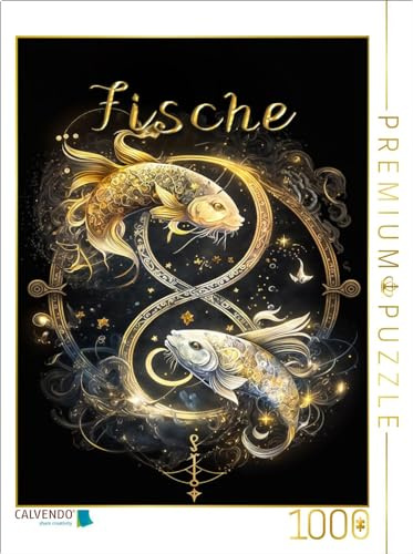CALVENDO Puzzle Fische 20. Februar - 20. März | 1000 Teile Lege-Größe 64 x 48 cm Foto-Puzzle für glückliche Stunden