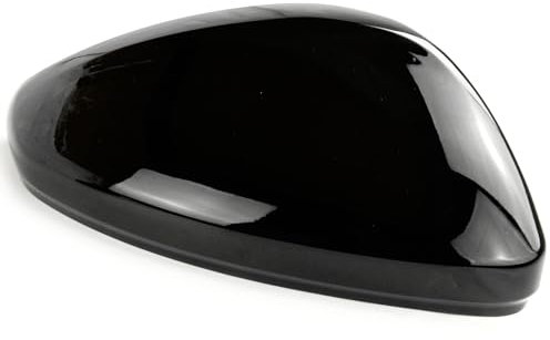 Underground Parts Außenspiegel-Abdeckkappe rechts Fahrerseite glänzend schwarz lackiert für Opel Corsa F