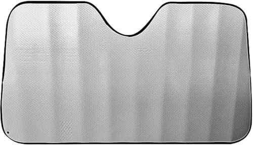 AUTOZOCO Parasol para Parabrisas Delantero Plegable, Protector Solar para Parabrisas Delantero, Parasol para automóvil, Universal, Medidas 140 x 70 cm