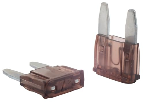 5 Stk. SeKi Mini Flachstecksicherung 7,5A braun; Auto Sicherung 32V/DC Flachsicherung Boot Anhänger LKW Wohnwagen