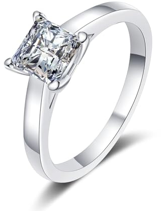ANAZOZ Verlobungsring Damen Gold 585, Eheringe Damen größe 49 | Damenring mit Labor Diamant 2 karat D-VVS1 oder VVS2