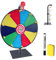 Hojalis Glücksrad Zum Drehen, 30cm Glücksrad Zum Selbstgestalten, Drehrad, Gluecksrad Gluecksrad mit Trocken Abwischbarem Marker und Radiergummi, 10 Slots Glücksrad Spielzeug, für Gewinn-Spin-Spiele