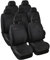 MOTOS Personalisierte sitzbezüge auto für SEAT Alhambra II 2010-2020 Perfekt angepasste Autositzbezüge mit aktivem Airbag-System, dreilagigem Material und makelloser Oberfläche, die ideale Sitzauflage