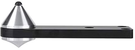 Lautsprecherfuß, Subwoofer-Halterung aus Aluminium, mit Spike-Stoßdämpfer, Schwarz