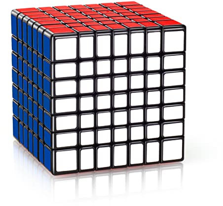 KOSTACHI 7x7 Speed Cube, Professioneller 7x7x7 Zauberwürfel Schwarz, 3D Magische Würfel 7x7, Spielzeug für Erwachsene & Kinder