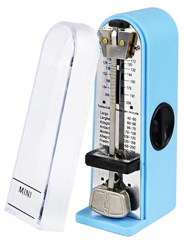 Metronome Piano, Professional Music Timer, Classic Mechanical Design, 2.05x1.38x4.33 inches, Instrument Accessory, Ideal for Youth, Girls, Boys, Family, Friends
