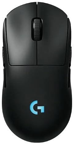 Logitech G PRO 2 Lightspeed Mouse・Beidhändig・Optisch・RF Wireless・32000 DPI・1 ms・Schwarz (991-000559)