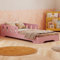 smartwood Letto Montessori Bambini 120x200 - Letto Singolo Color Rosa in Legno FSC con Sponda Anticaduta e Doghe Dritte, portata 300 kg - Per Bambino e Bambina - Montaggio semplice - TILA 6