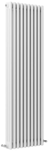 SLINE SANITARY Traditional 3 Column Cast Iron Style Radiator Vertical White 1500x470mm