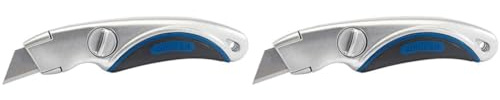 Draper TK219 Fixed Blade Trimming Knife, Blue (Pack of 2)