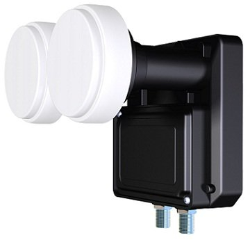Monoblock Twin LNB Inverto 6° Black Pro 0,2 dB HDTV HD 3D