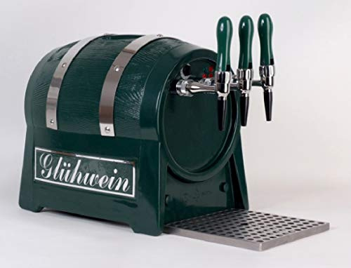 GASTROBEDARF WESTERBARKEY Zapfanlage für Glühwein/Punsch in Fassform 3ltg mit Elektrischer Ansaugpumpe