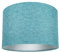 Contemporary and Sleek 12 Inch Teal Linen Fabric Drum Lamp Shade 60w Maximum | 30cm Diameter | for Table Lamp or Pendant by Happy Homewares